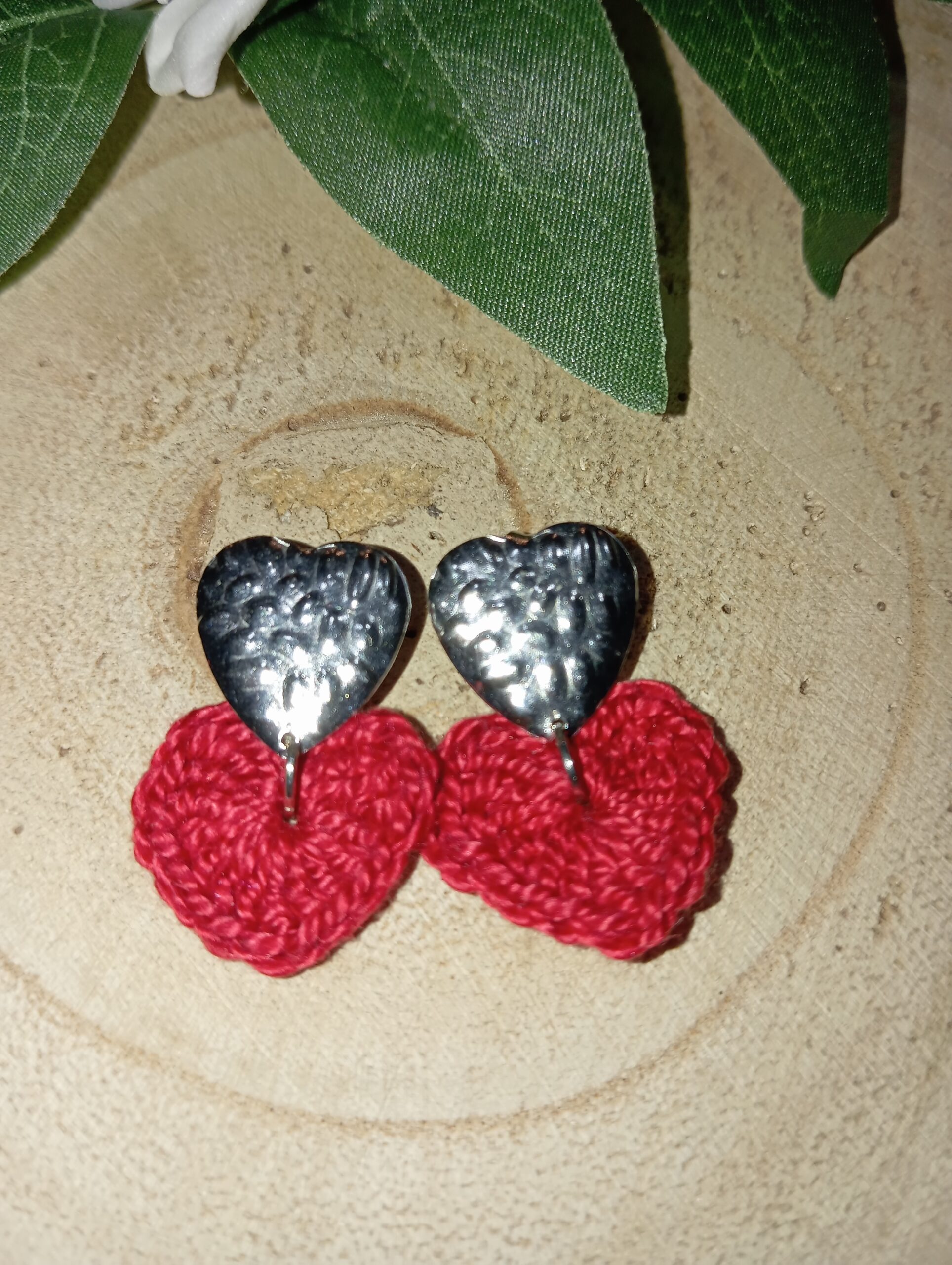 Pendientes pequeños de corazón - Imagen 2