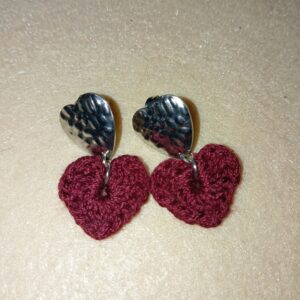 Pendientes pequeños de corazón