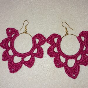 Pendientes en forma de hoja grande