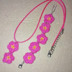 Pulsera y colgante infantil 🌸